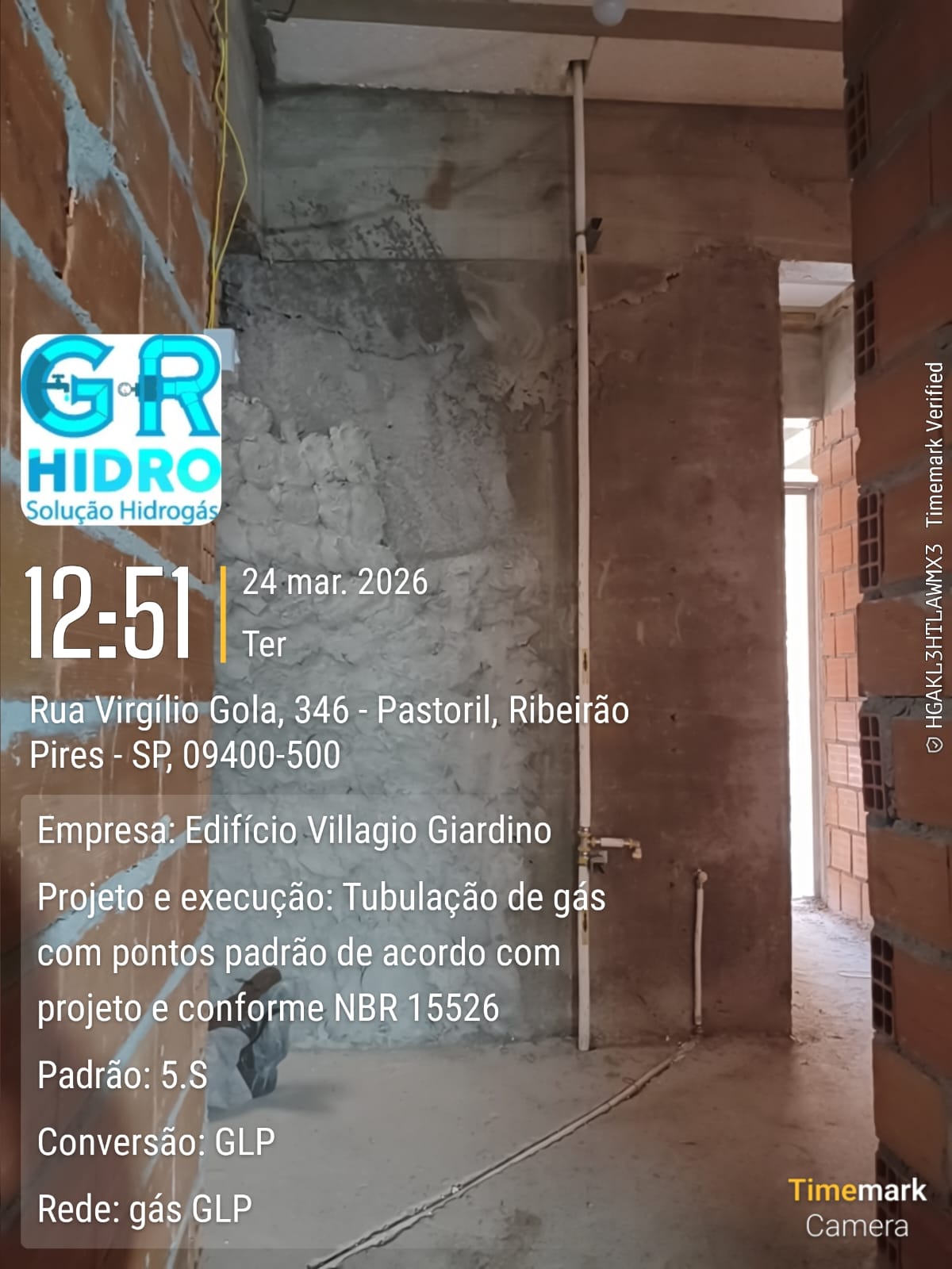 Instalação de Tubulação de Gás